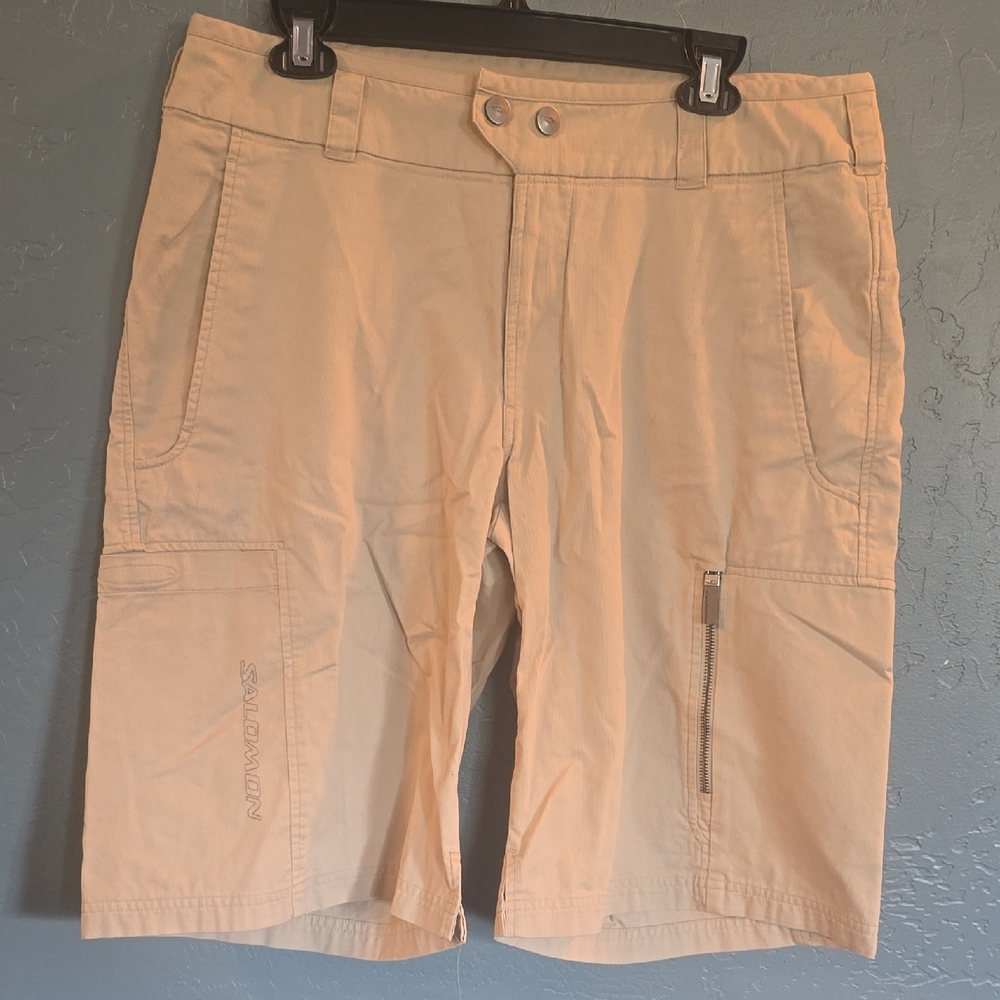 Salomon Light Tan Outdoor Shorts